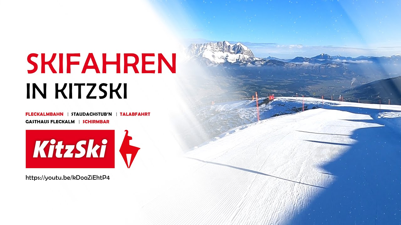 KitzSki - Piste 25 (blau) - Fleck (Talabfahrt Fleckalm)