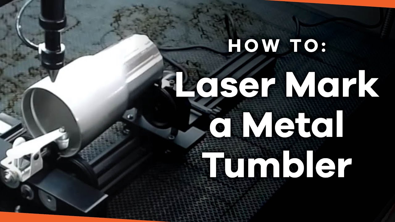 AP Lazer Workshop | Laser Marking on Metal Tumbler Using CerMark