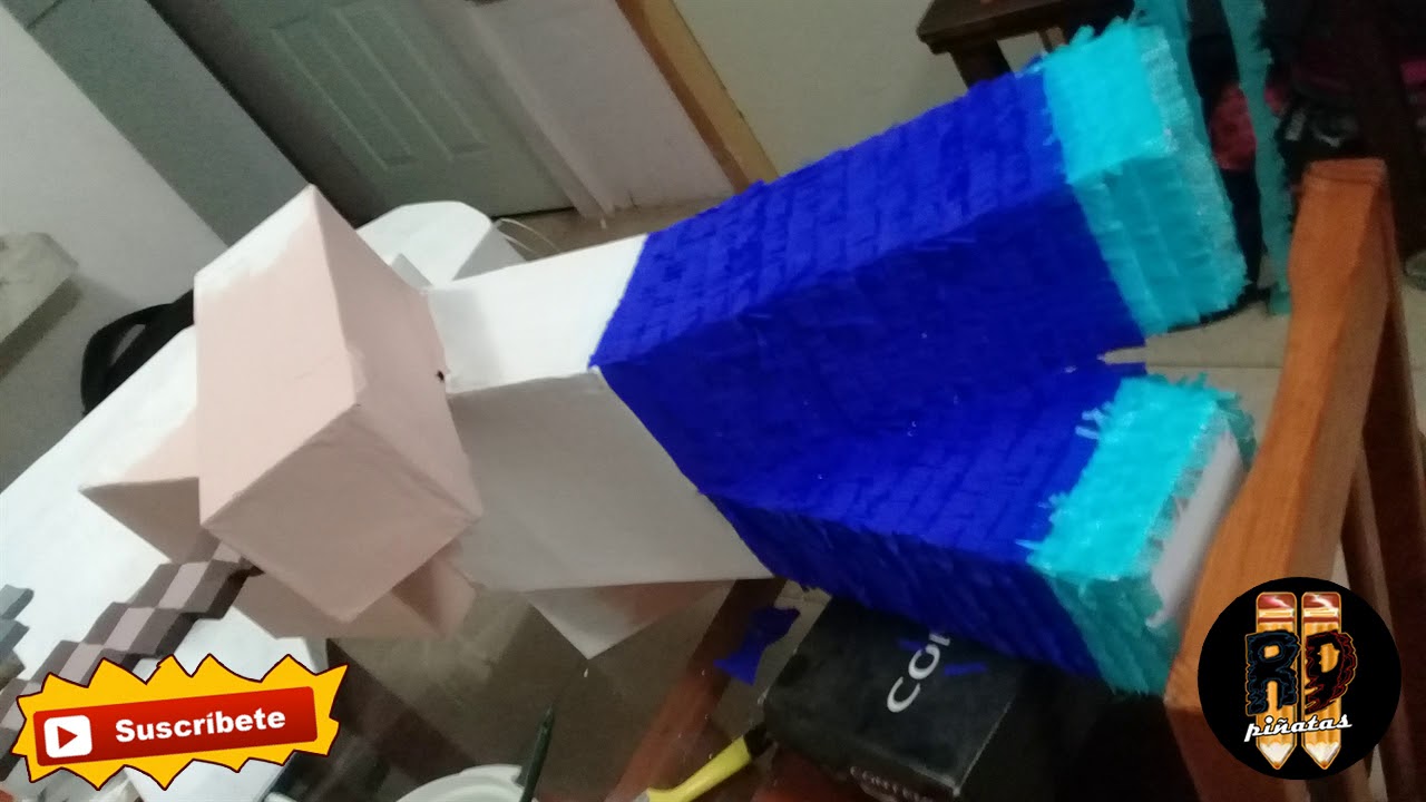 piñata de Minecraft