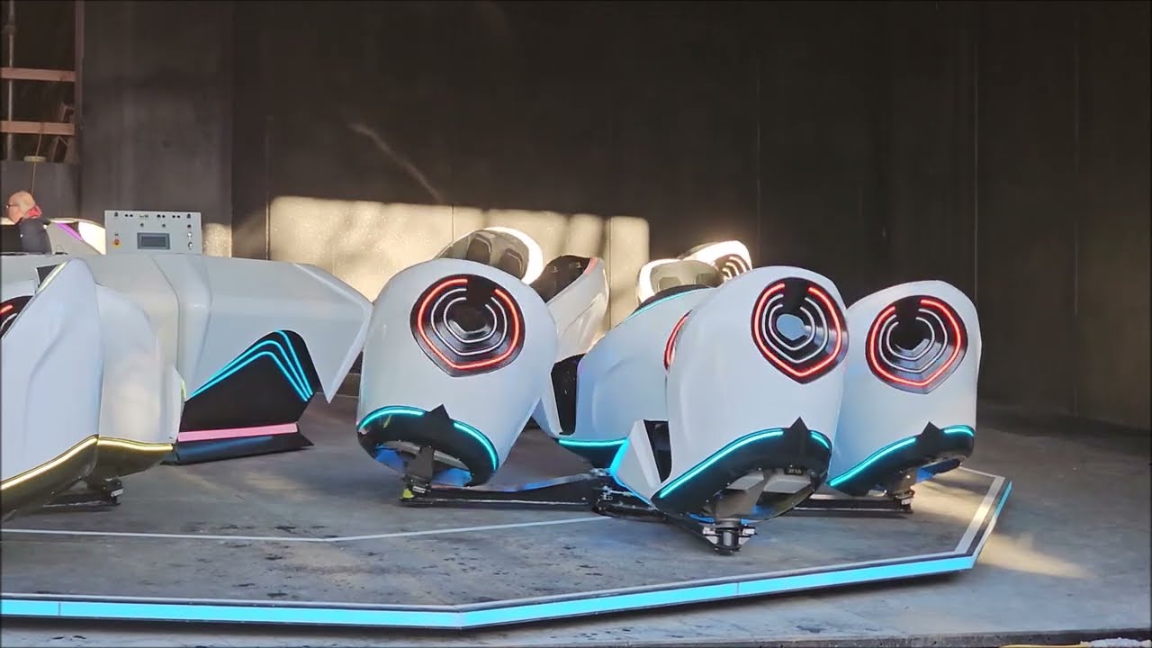 HUSS Breakdance 5 - Laserdance im Prater Gondeltest 2024 Teil 1