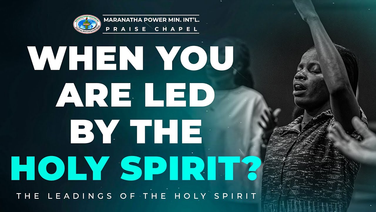 WHEN YOU ARE LED BY THE HOLY SPIRIT #holyspirit #prayer #god