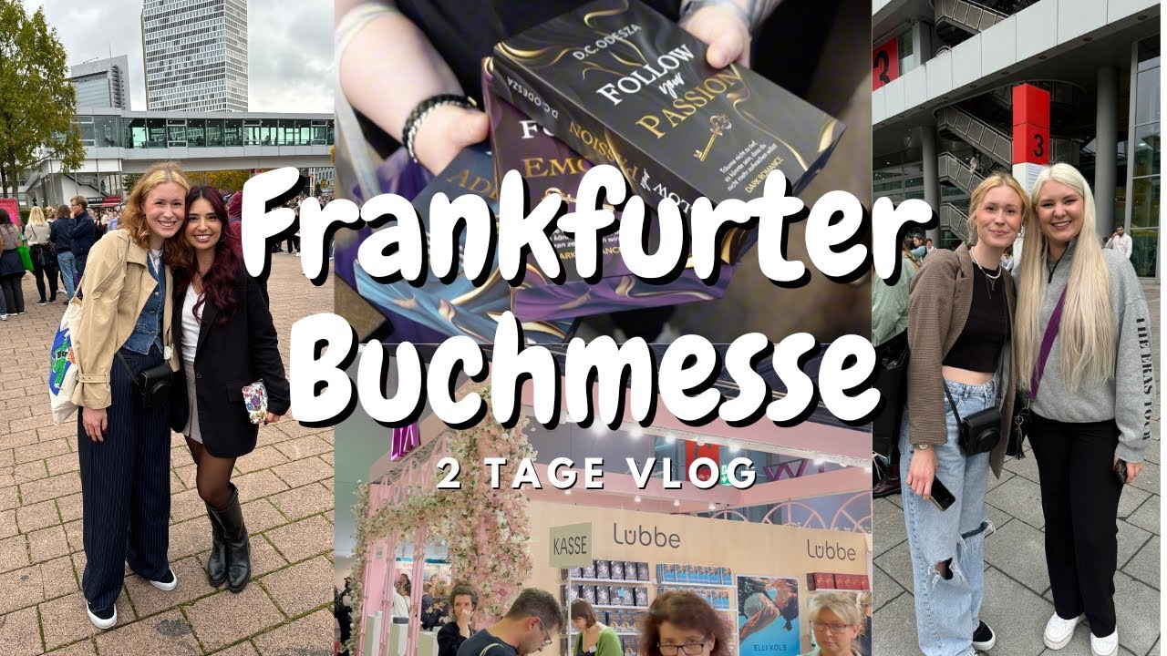 Frankfurter Buchmesse Vlog 📚 | Bookhaul, Erfahrungen, Autoren treffen,...