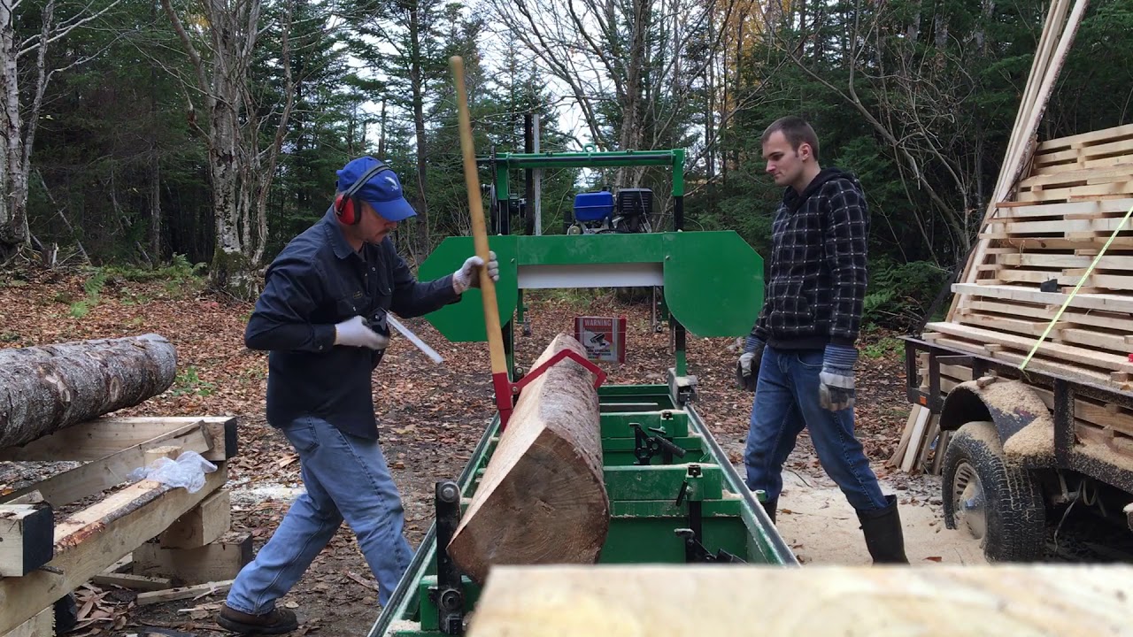 Homemade bandsaw mill