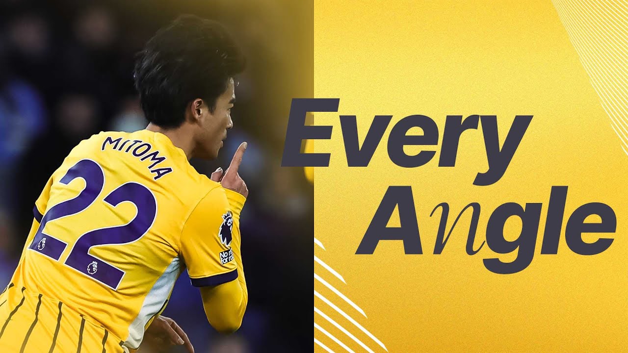 EVERY ANGLE | Mitoma On Point At Man City