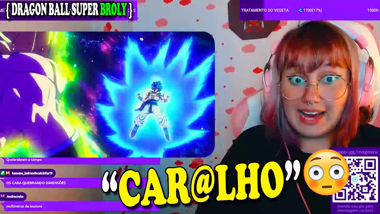 MAGNERA REAGINDO A GOGETA VS BLOLY