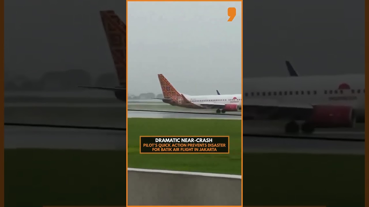 Pesawat Batik Air Bergoyang Diterpa Badai, Melakukan Pendaratan Dramatis di Bandara Jakarta | News9