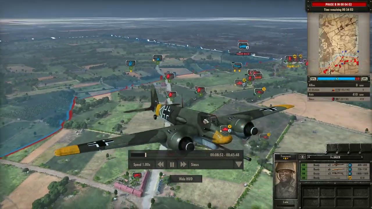 Sublime Shoutcast Steel Division Normandy 44 91st Luftlande vs Medium 3rd Armored Part 1