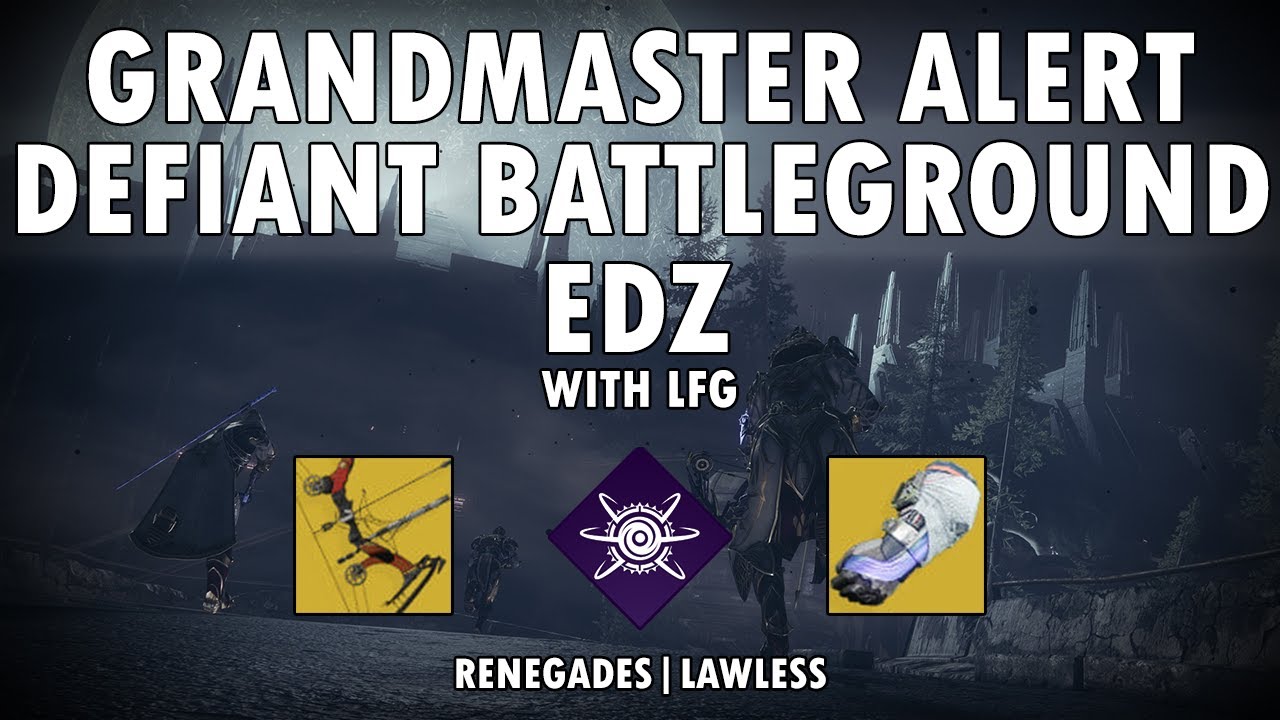 Grandmaster Alert - Defiant Battleground EDZ (Void Warlock)(Destiny 2 Season: Lawless)