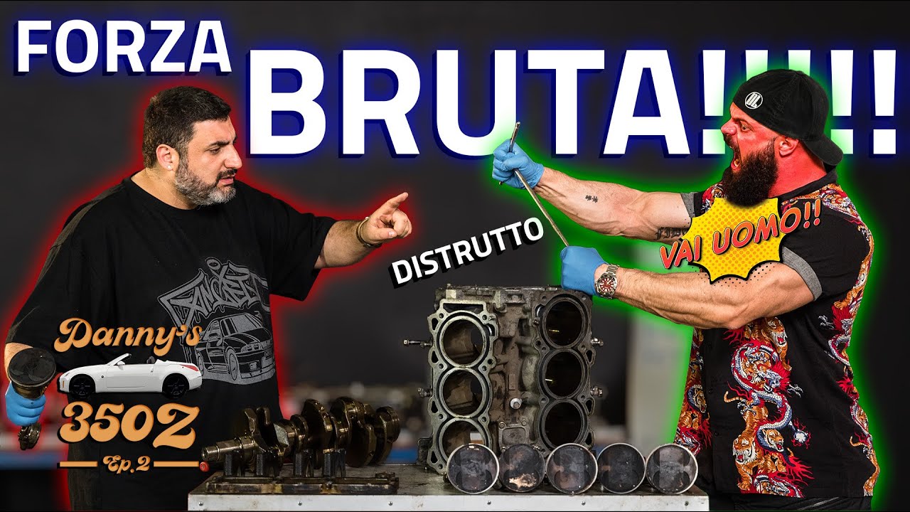 APRIAMO IL MOTORE DELLA 350Z CON DANNY LAZZARIN! È IRRECUPERABILE PURTROPPO...