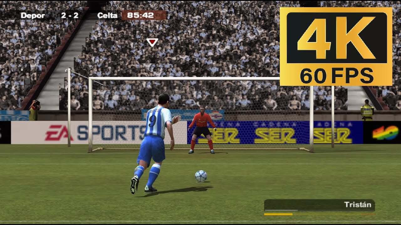 FIFA 2004 Gameplay PCSX2 4K/60FPS en Español