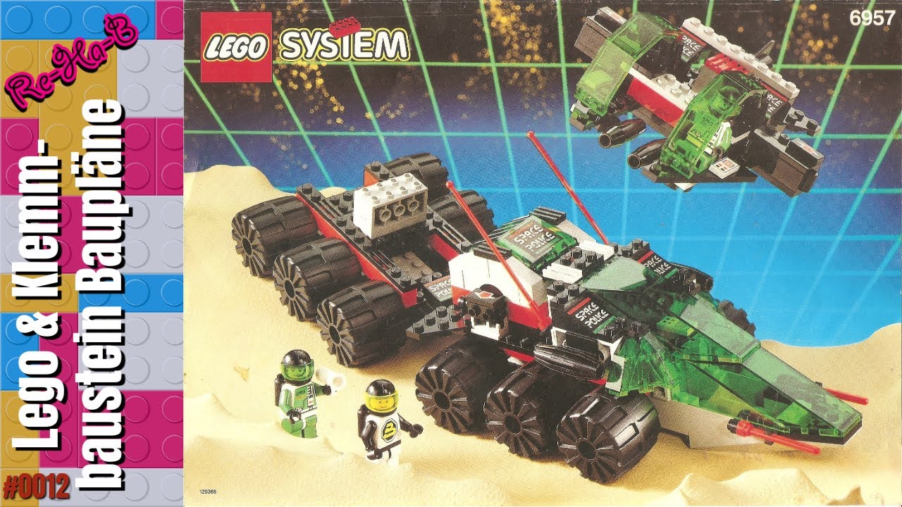 LEGO 6957 | Space Police | Solar Snooper | LEGO & other brick instructions #0012