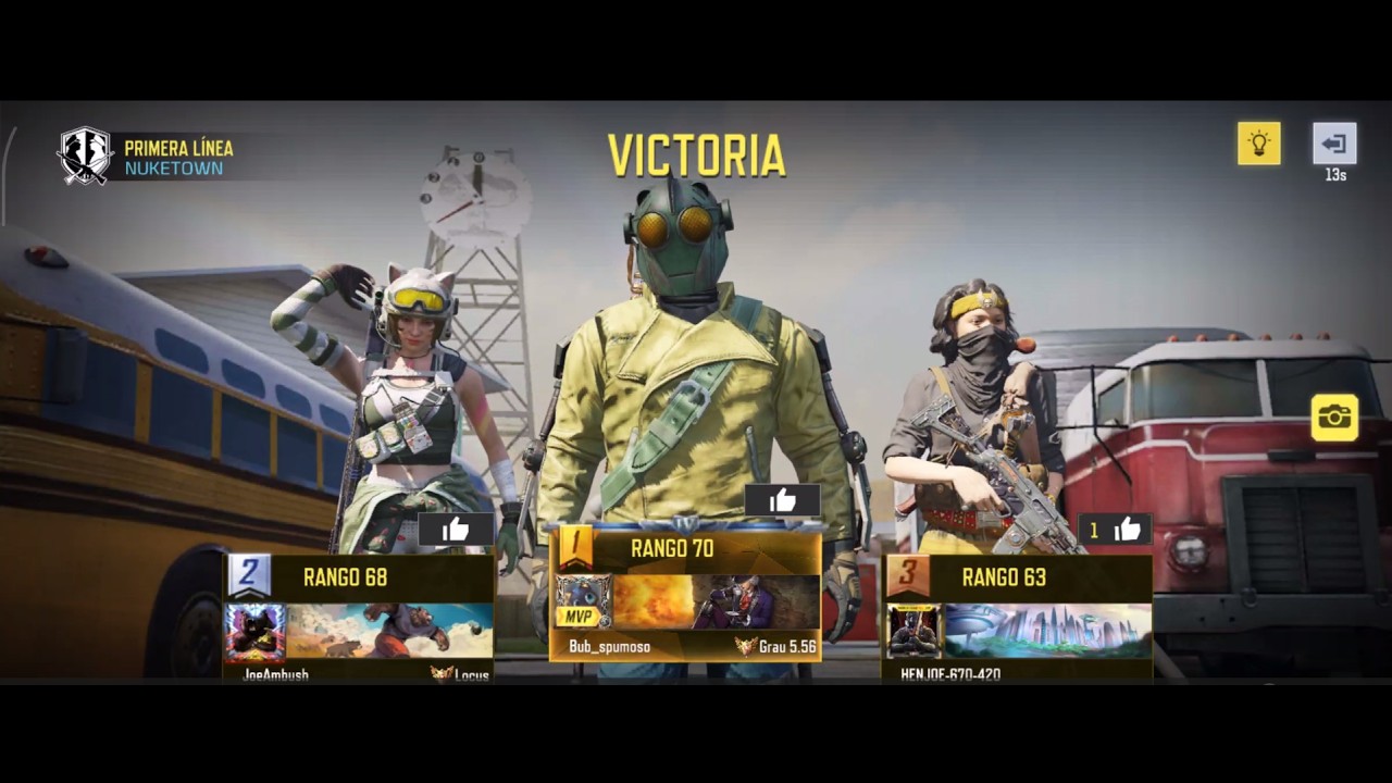 partida igualada en la nueva temporada de call of duty mobile de primera linea en nuketown