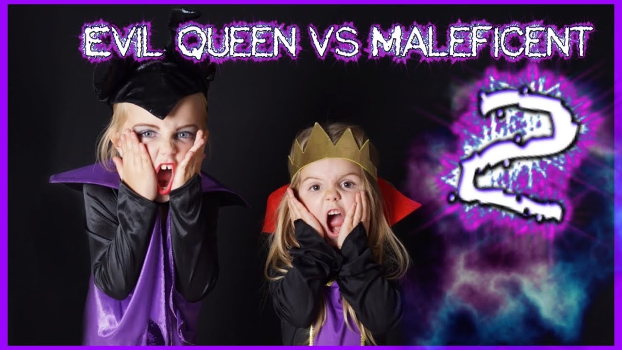 Evil Queen vs Maleficent 2 - Mentos Orangeade and Cherryade! Toffee Apples! Disney Villains!