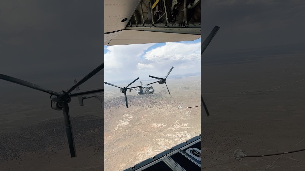 V-22 Osprey Mid-Air Refuel