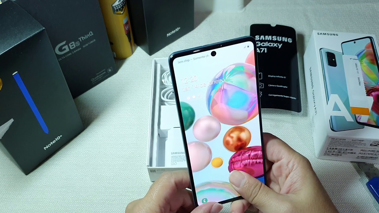 Unboxing Samsung a71