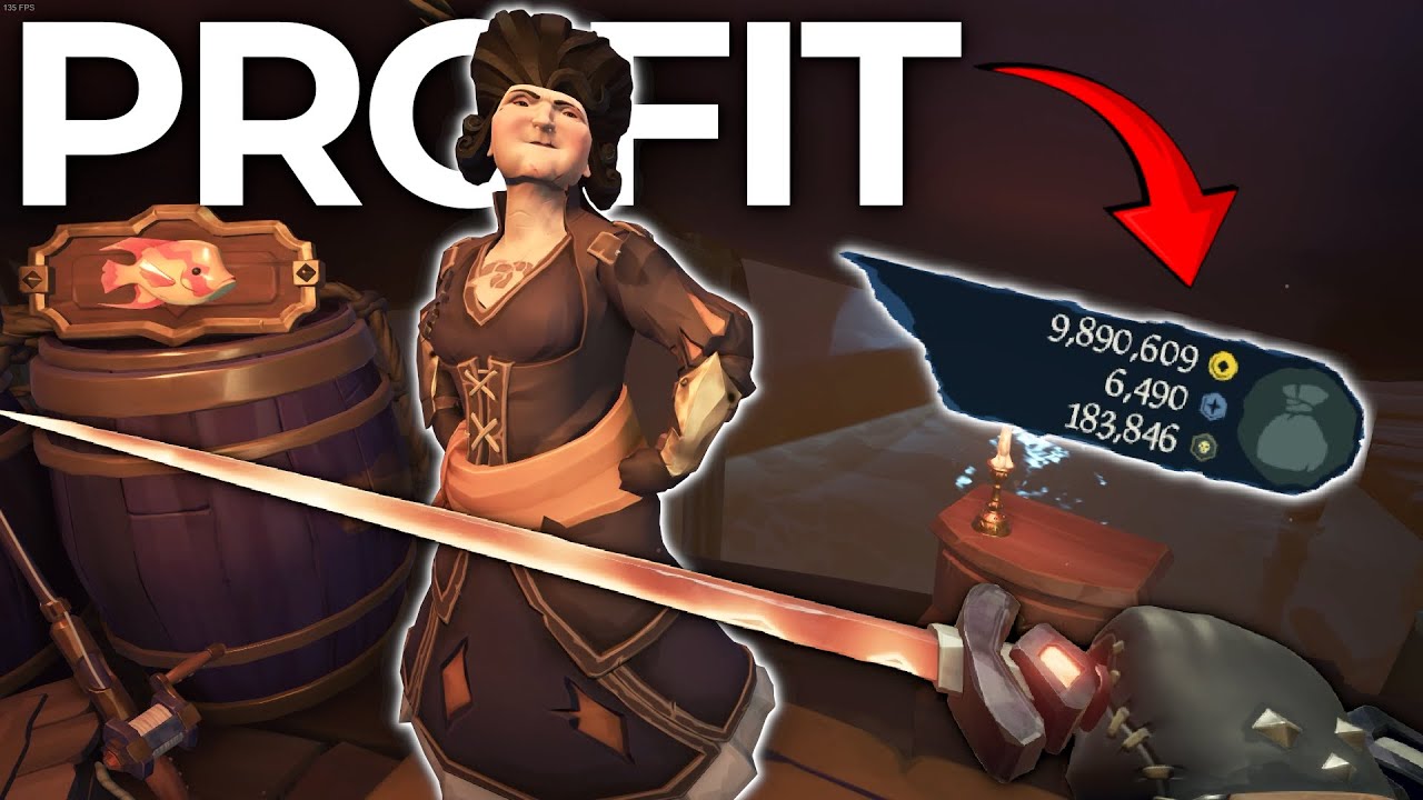 Sinking A HIGH-LEVEL Burning Blade For A Profit You Won't Believe! - Sea of Thieves