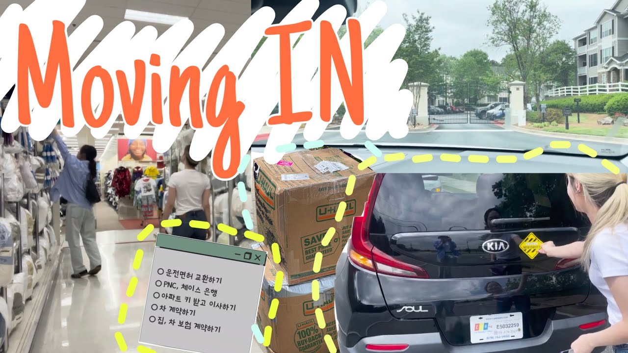 MOVING VLOG | Getting Apartment.Car.Insurance..just everything in my new workplace Georgia