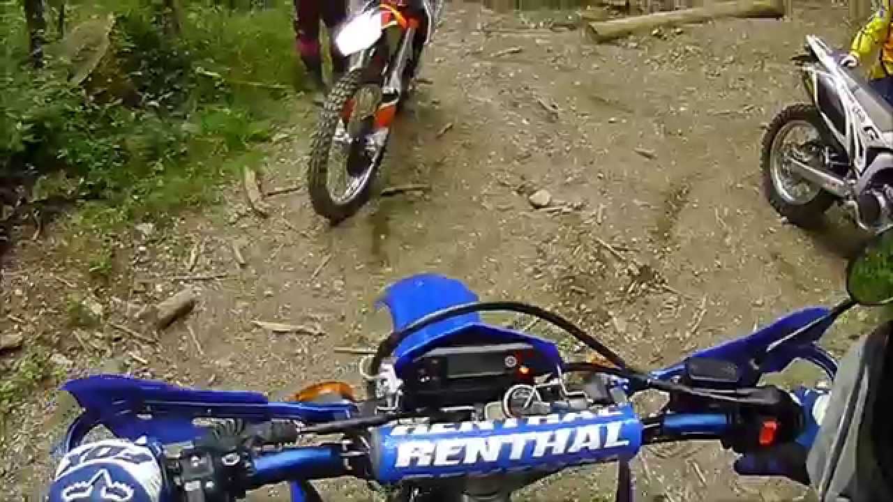 YAMAHA WR250R fun ride 6 Climb up challenge　林道アタック