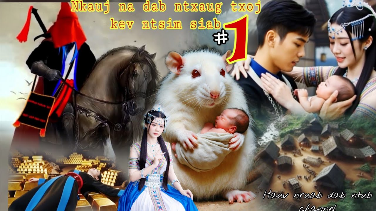 Nkauj na dab ntxaug txoj kev ntsim siab Ntu#1 Hmong sad and scary story AI Movie 