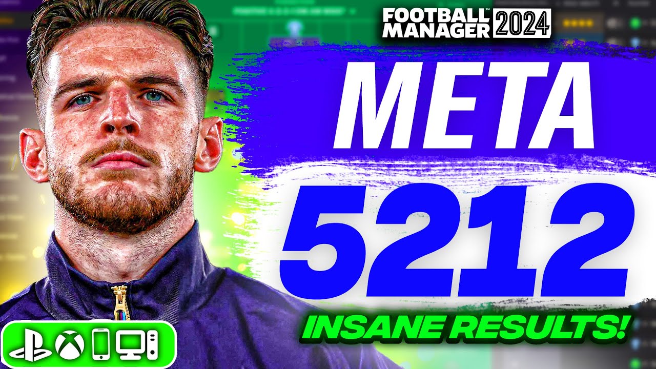 Сломанная META 5212 Тактика FM24! | БЕЗУМНЫЕ результаты | Лучшая тактика FM24