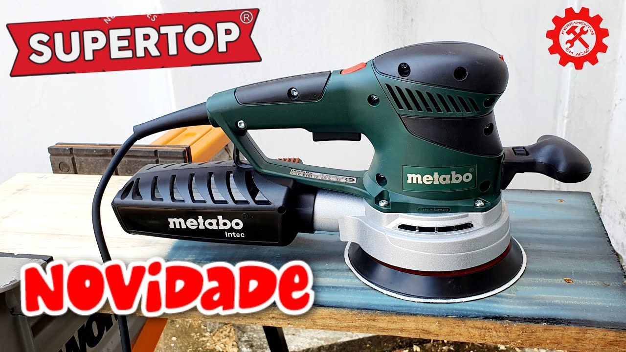 A Melhor Lixadeira Que Ja Usei - Lixadeira Roto Orbital Metabo TuboTec SXE 450/SXE 425