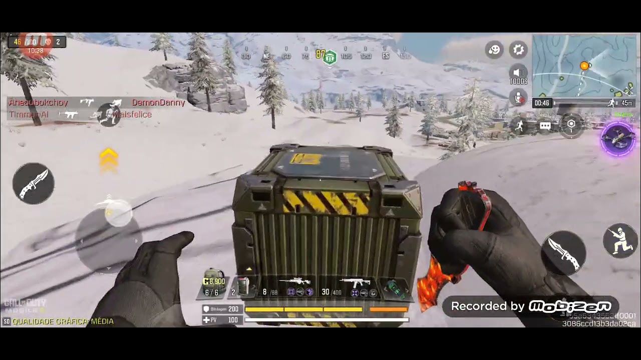 Cod mobile battle royale rushador sem mic