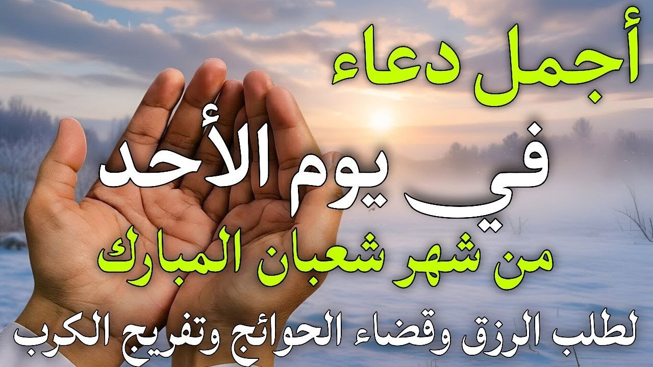 دعاء فى صباح يوم الأحد 13 من شهر شعبان لطلب الرزق والفرج وقضاء الحوائج وتفريج الهم بإذن الله 💚