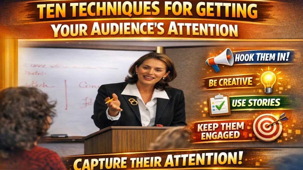 How to Get Audience Attention | 10 Simple and Powerful Techniques