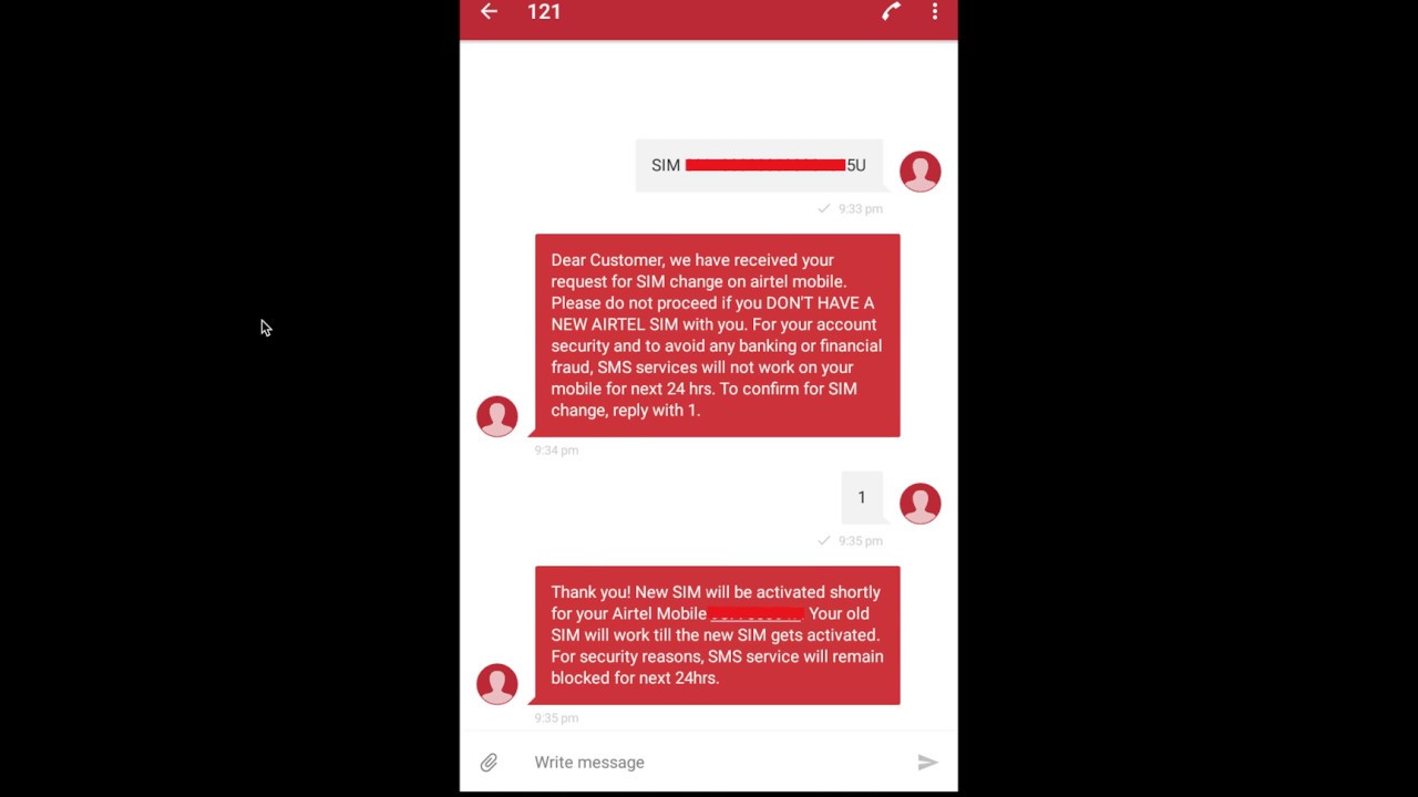 Процедура активации новой SIM-карты Airtel 4G [Замена SIM-карты]