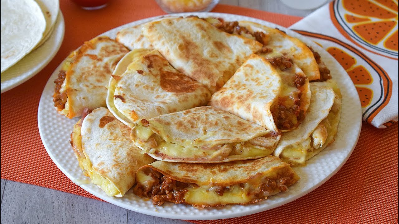 QUESADILLAS, mis dos RECETAS preferidas