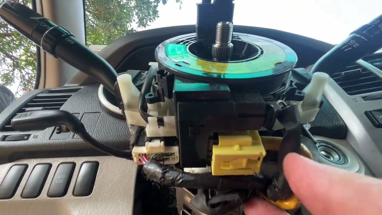 Replace 2006 4Runner Steering Wheel Airbag and Clock spring 4th Gen