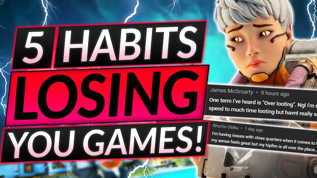 5 MOST COMMON REASONS Why You KEEP LOSING - BRUTAL MISTAKES - Apex Legends Guide
