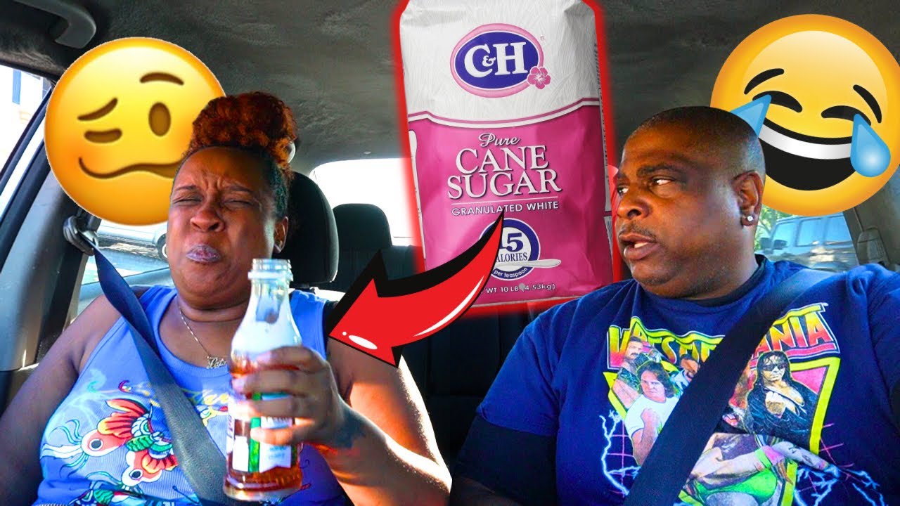 DUMPING A WHOLE BAG OF SUGAR IN MY ANGRY FIANCEE SWEET TEA PRANK!! *HILARIOUS REACTION*