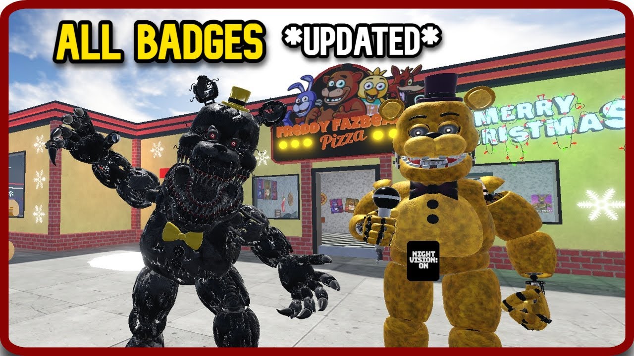 FNaF: Universe RP 2 ALL BADGES Guide (Updated)