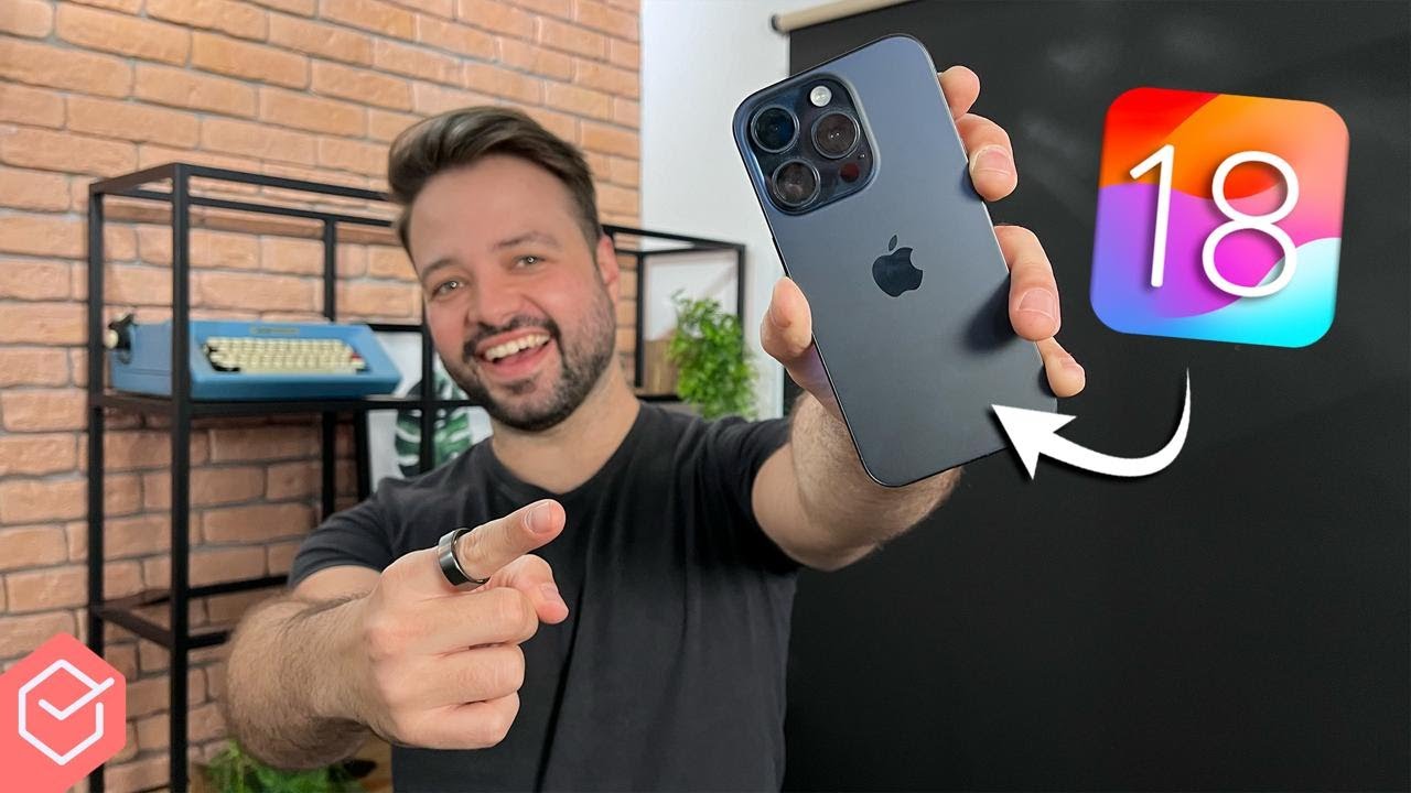 LANÇOU o iOS 18 para iPHONE! // minha 🔥OPINIÃO SINCERA do novo sistema!
