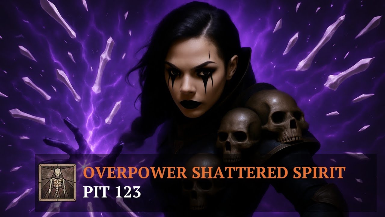 PIT 123 done - SHATTERED SPIRIT reaches absolutely cracked power levels [Diablo IV - Season 10]