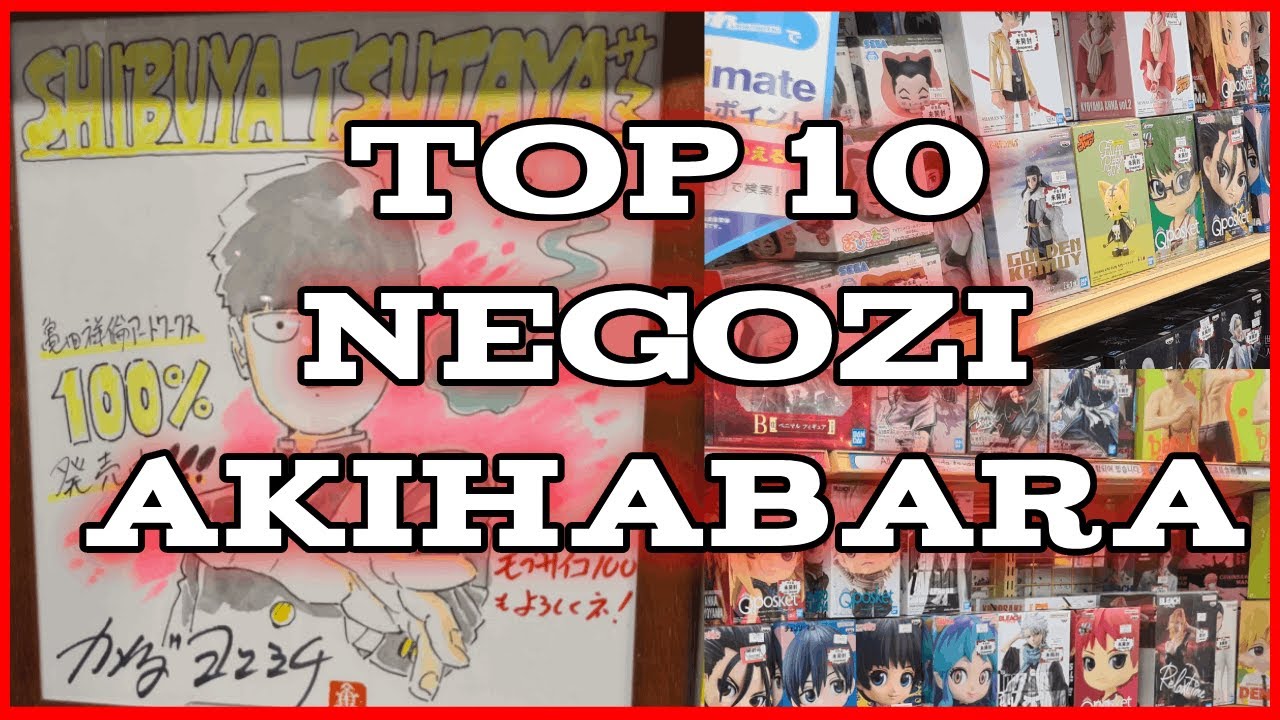 TOP 10 NEGOZI AKIHABARA (Figure ecc) *GIAPPONE*