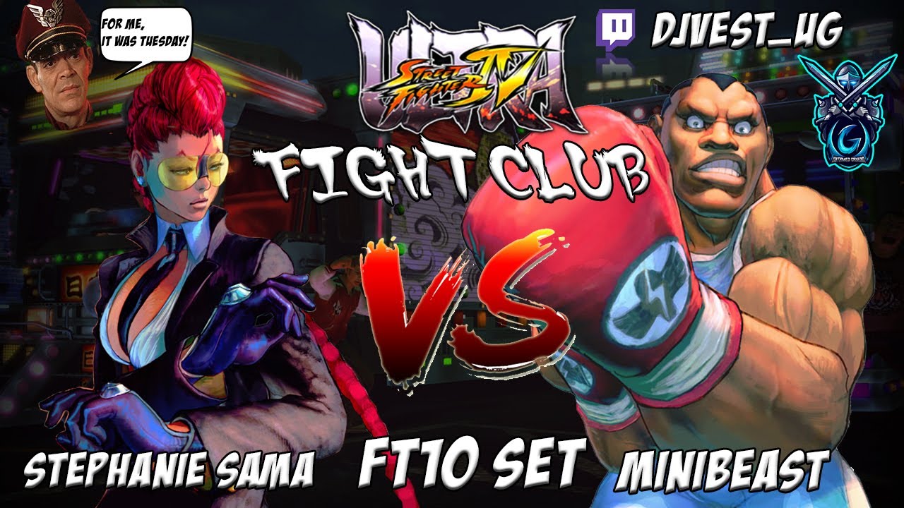 USF4 Fight Club - Stephanie Sama VS MiniBeast FT10 Set