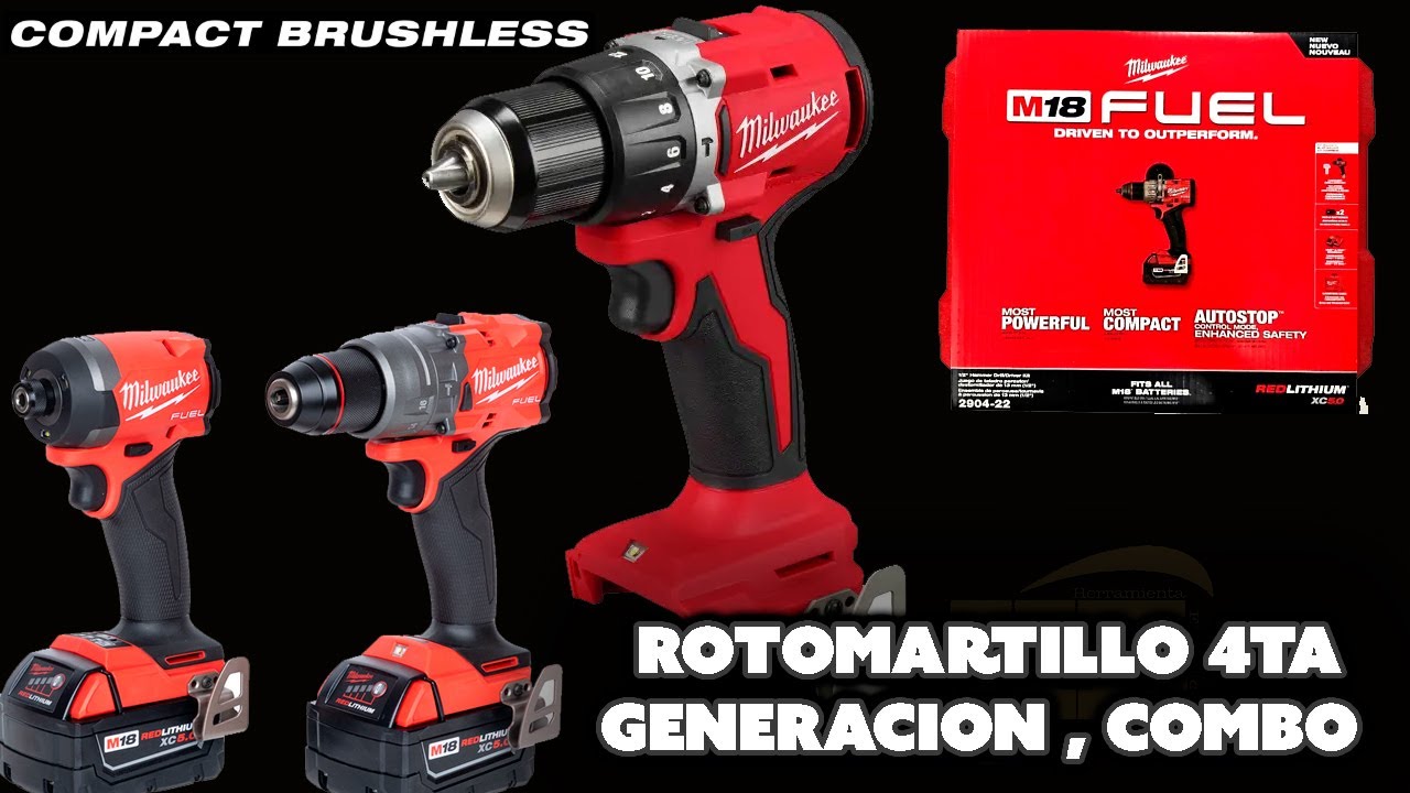 Rotomartillo 4ta Generaci&oacute;n MilwaukeeTool  Combo y Linea Brushless