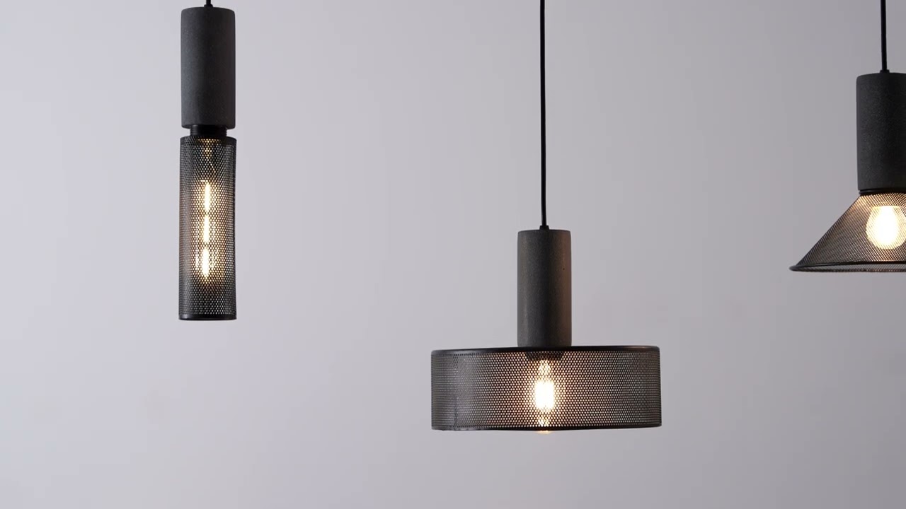 Cement Mesh Pendant Light