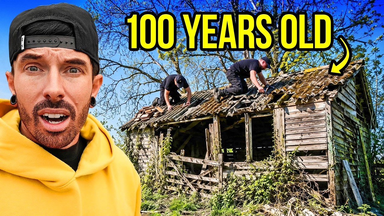 TWO BROTHERS REBUILT MAT ARMSTRONG'S 100 YEAR OLD ABANDONED BARN