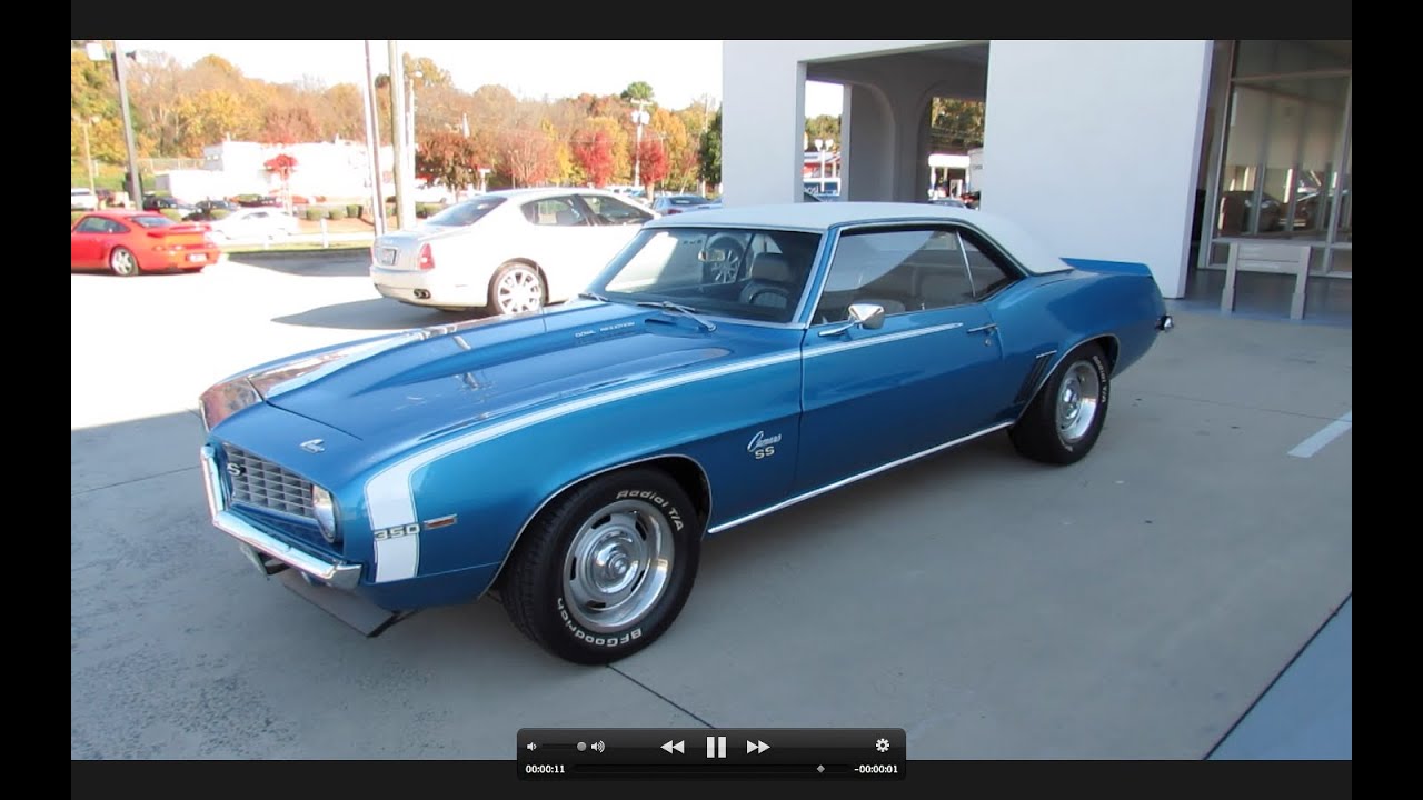 1969 Chevrolet Camaro SS 350 Start Up, Exhaust, and In Depth Tour