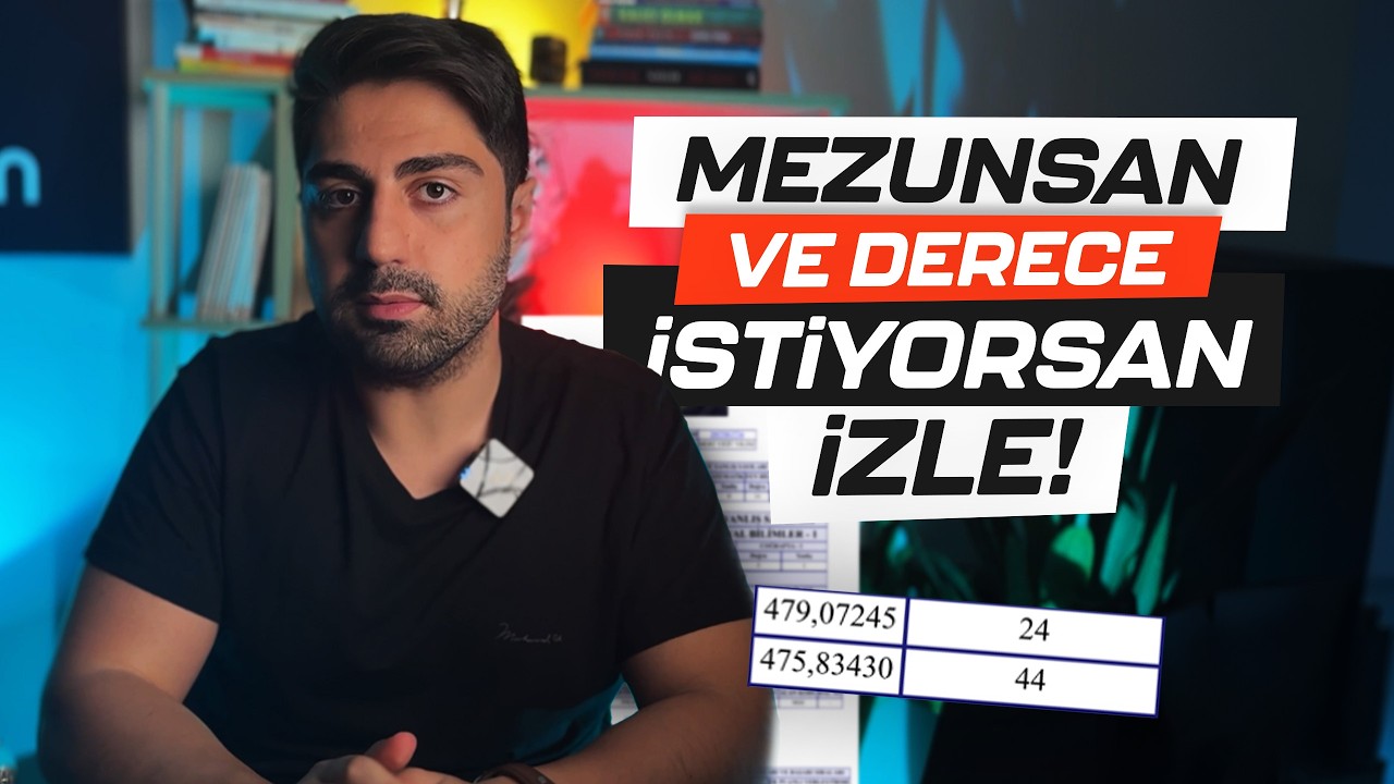 Mezuna Senende Bu 5 Hattayı Yapacaksın! YAPMA! #yks #tyt