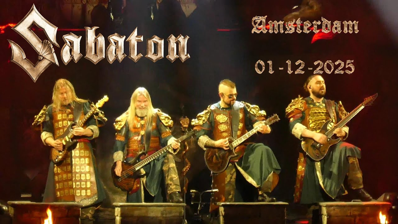 Sabaton, Ziggo Dome, Amsterdam, 01-12-2025, Full Concert, Live