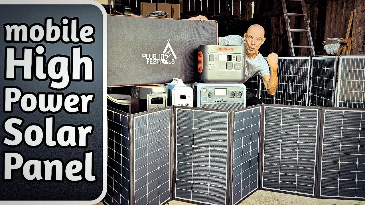 TEST Mobile Solarpanel für große Powerstation & Solargenerator - 340W-480W Solartasche & Solarkoffer