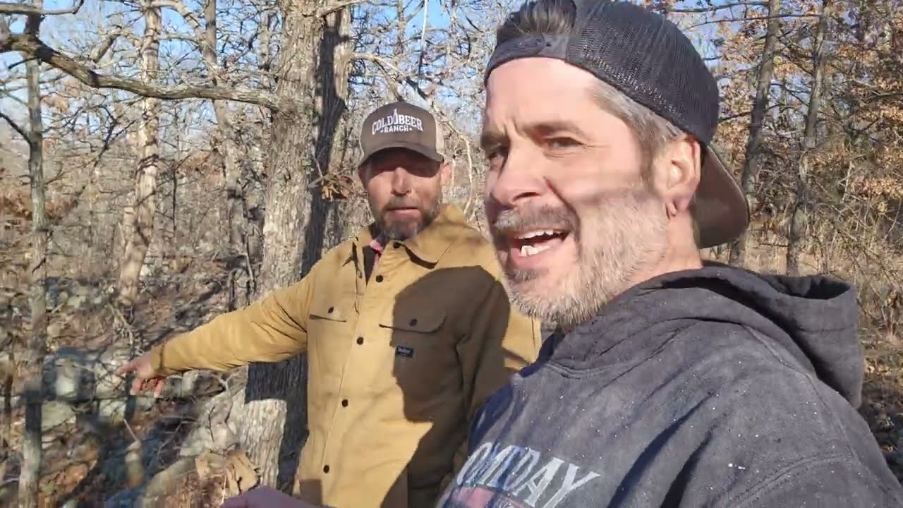 Showing Jared (and viewers) the coolest part of our Property! 