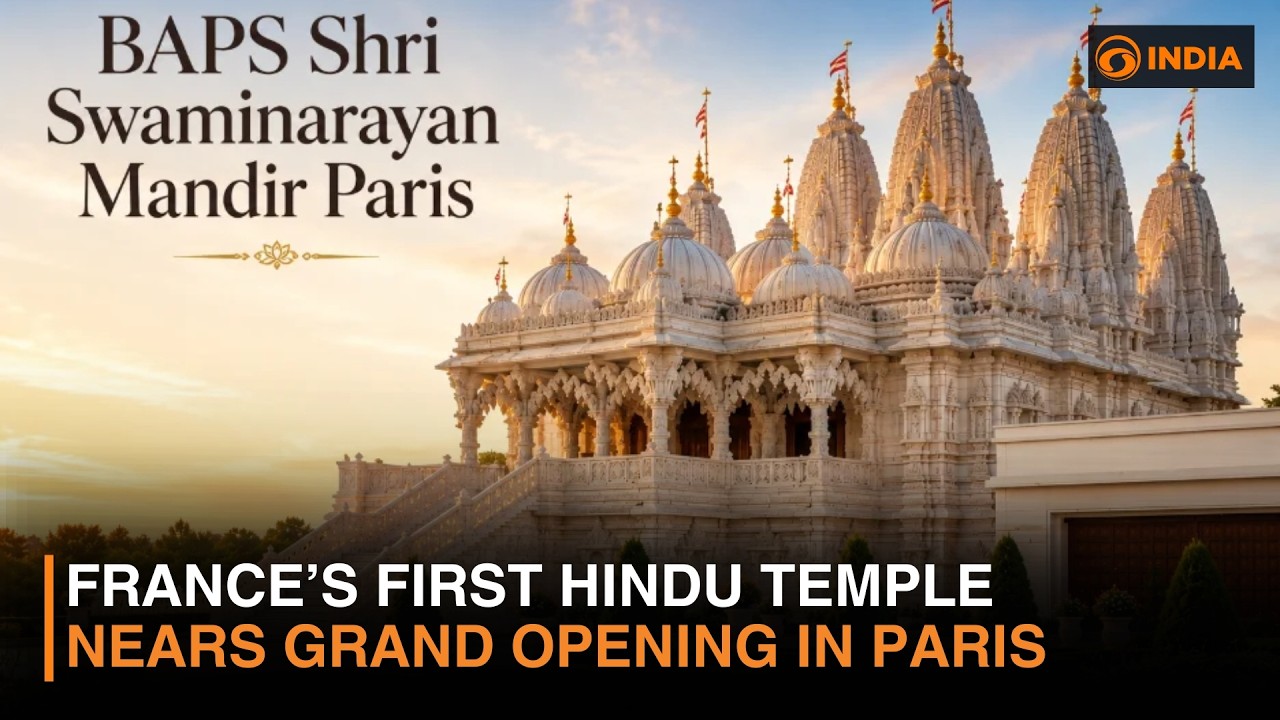 В Париже появится первый во Франции традиционный индуистский храм | BAPS Swaminarayan Mandir откр...