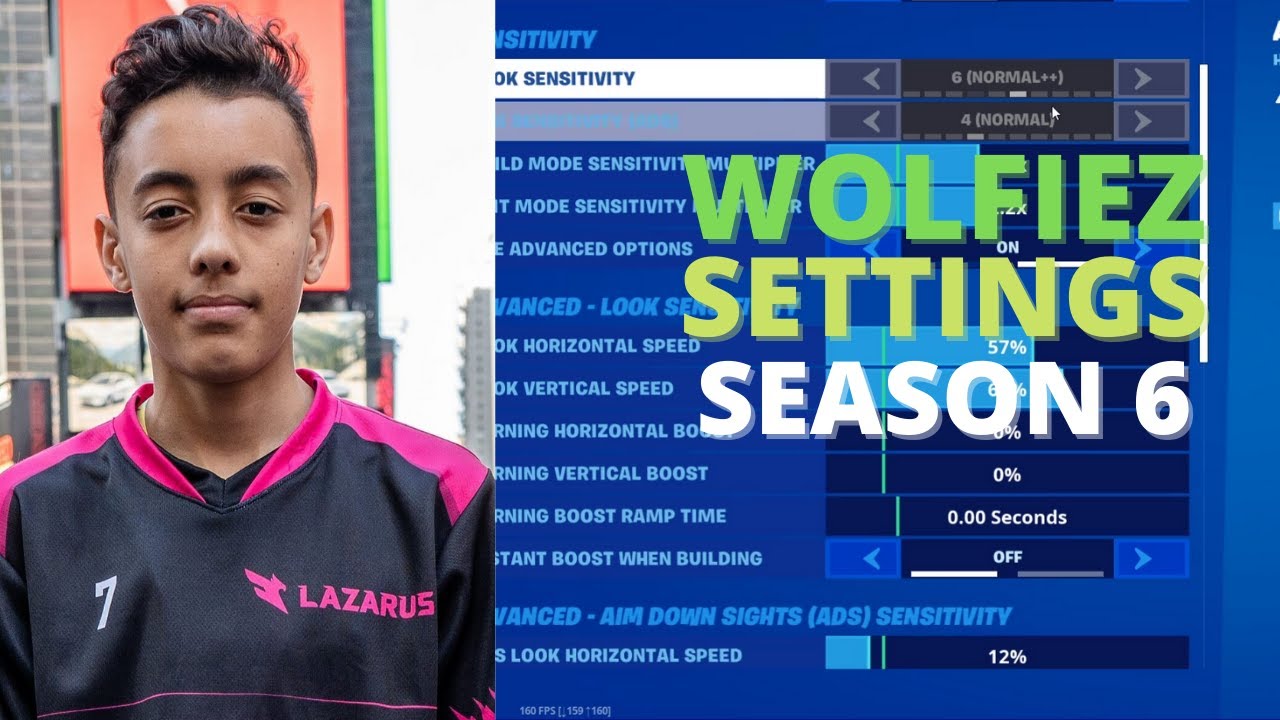 Wolfiez Settings Season 6 Fortnite - Full Settings
