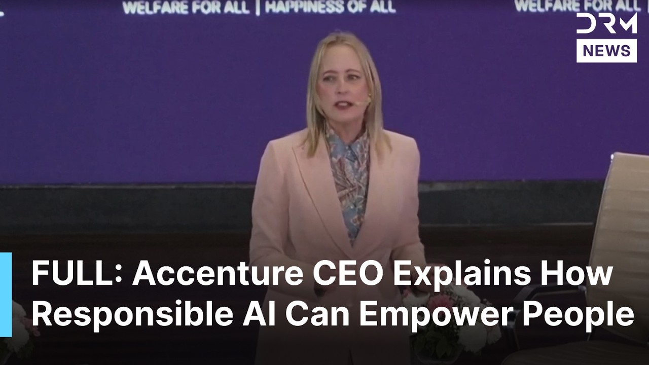 FULL: Accenture CEO Explains How Responsible AI Can Drive Productivity and Empower People | AQ1B