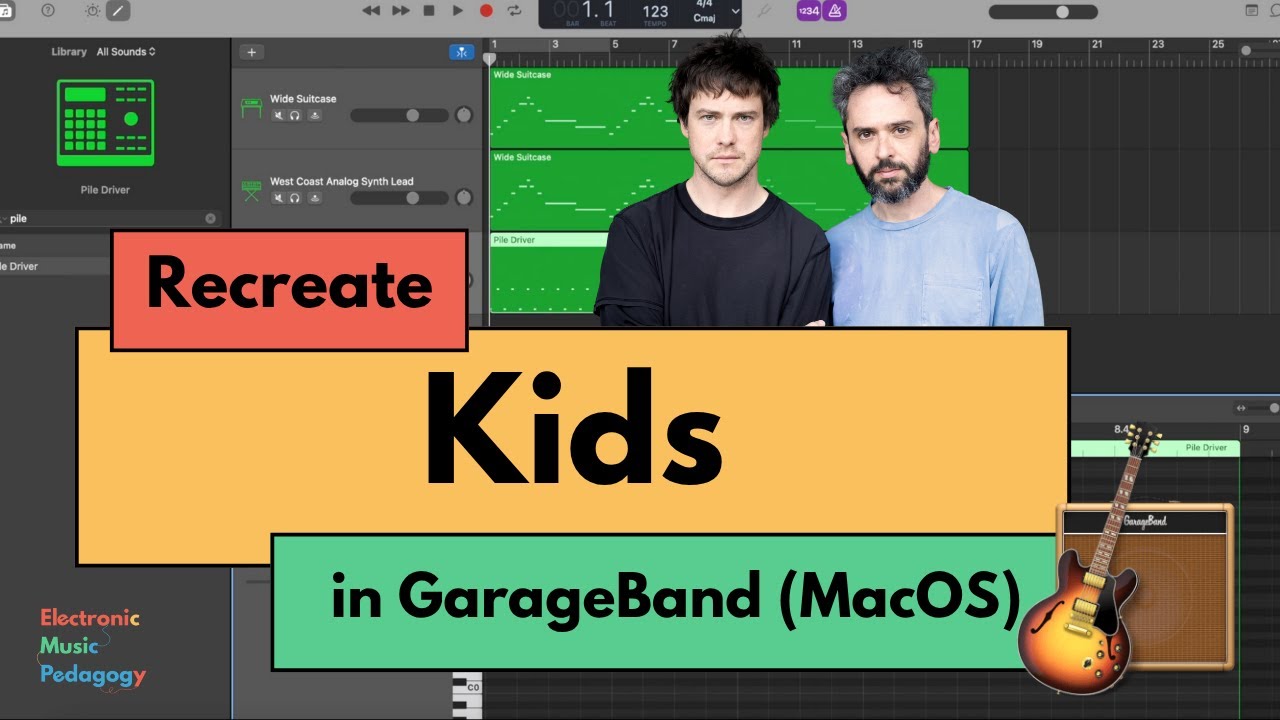 Воссоздайте Kids от MGMT в GarageBand для MacOS